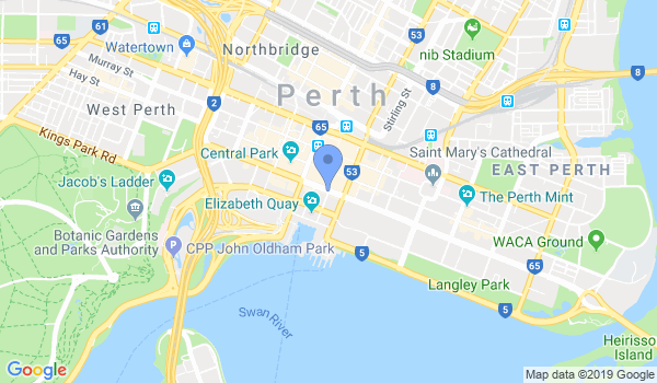 First Tae Kwon Do Perth Western Australia location Map