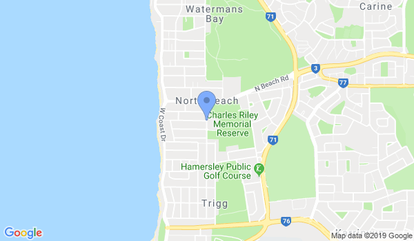 First Taekwondo Martial Arts North Beach WA location Map