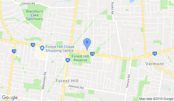 GKR Karate - Forest Hill location Map