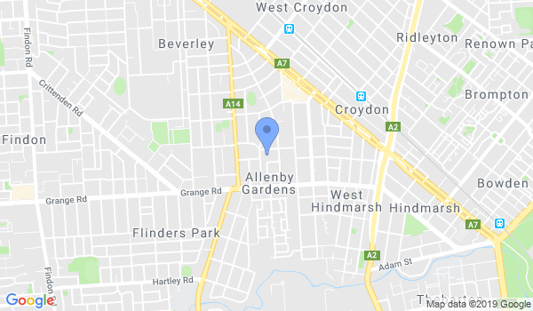 GKR Karate Allenby Gardens location Map