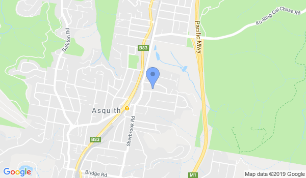 GKR Karate Asquith location Map