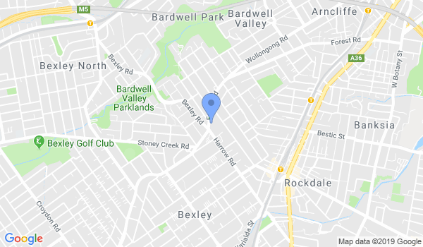 GKR Karate Bexley location Map