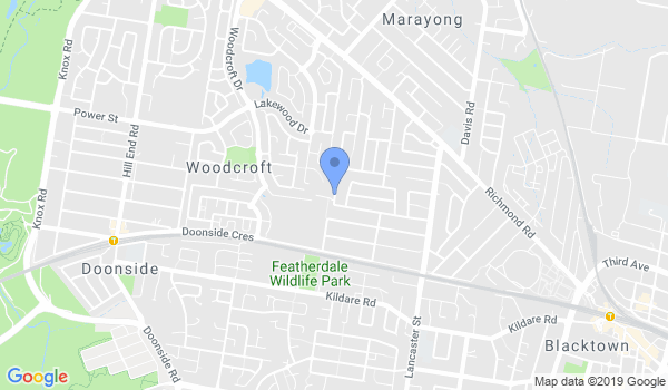 GKR Karate Blacktown (Doonside) location Map