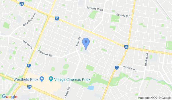 GKR Karate - Boronia location Map