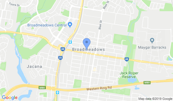 GKR Karate Broadmeadows location Map