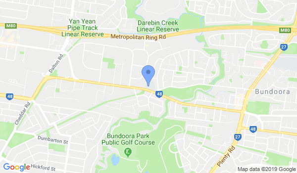 GKR Karate - Bundoora Greenhills Road location Map