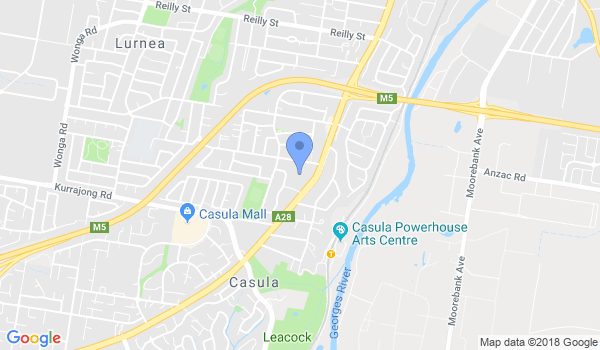 GKR Karate Casula location Map