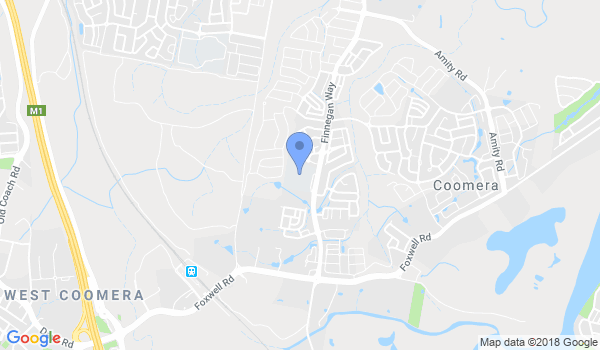 GKR Karate Coomera Rivers location Map