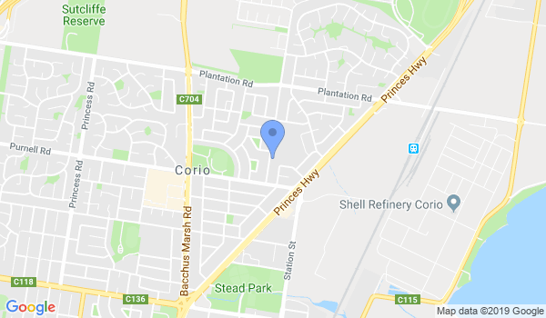 GKR Karate - Corio location Map
