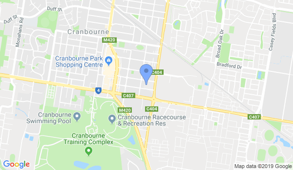 GKR Karate Cranbourne East location Map