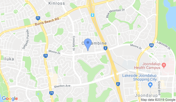 GKR Karate - Currambine location Map