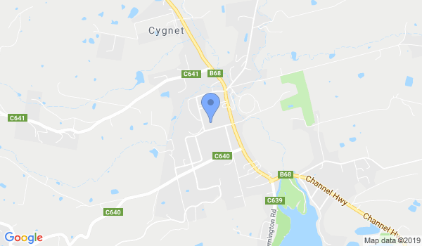 GKR Karate Cygnet location Map