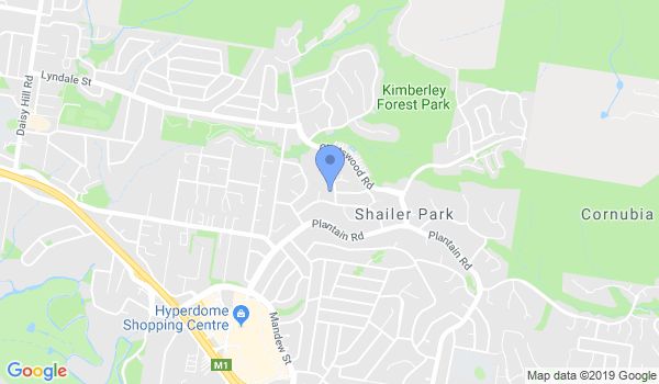 GKR Karate Daisy Hill Prime location Map