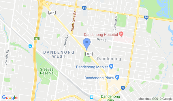 GKR Karate Dandenong location Map