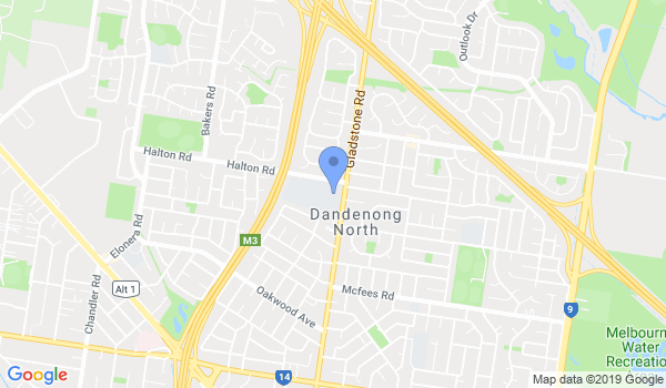 GKR Karate Dandenong Prime location Map