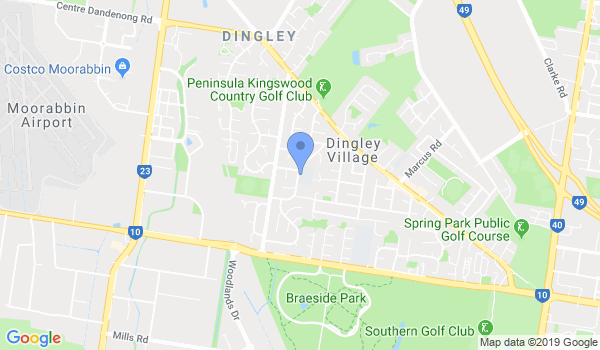 GKR Karate - Dingley Village location Map