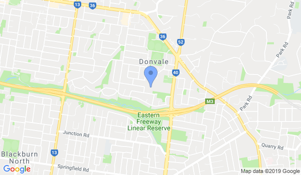 GKR Karate - Donvale location Map