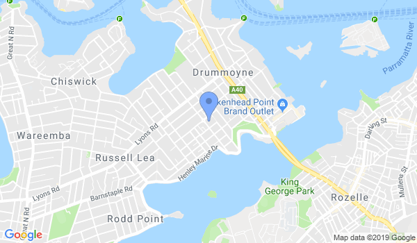 GKR Karate Drummoyne location Map