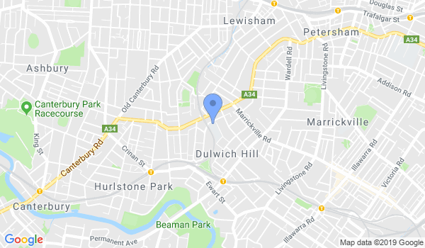 GKR Karate Dulwich Hill location Map