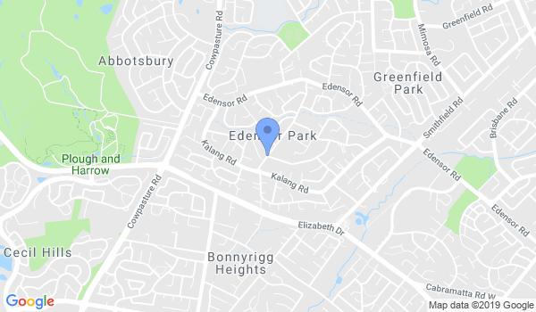 GKR Karate - Edensor Park location Map