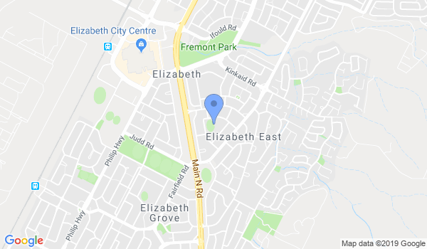 GKR Karate Elizabeth East location Map