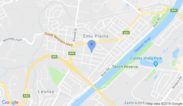 GKR Karate Emu Plains location Map