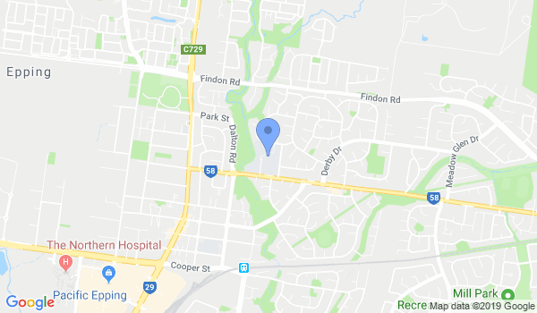 GKR Karate Epping Prime location Map