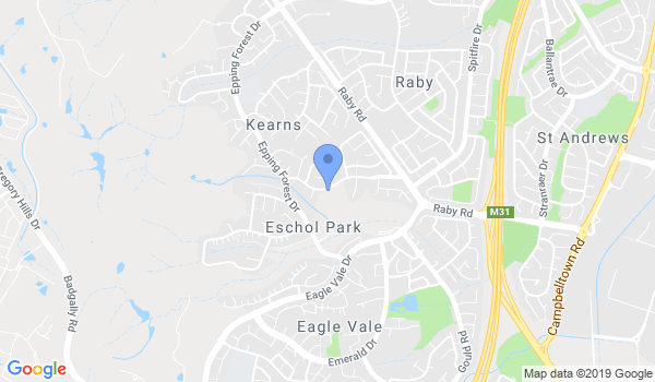 GKR Karate Eschol Park location Map