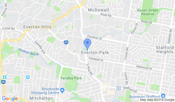 GKR Karate - Everton Park location Map