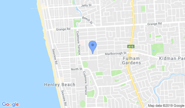 GKR Karate Fulham Gardens/Henley Beach location Map