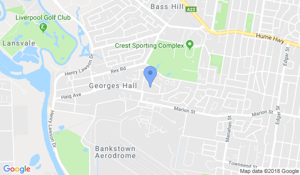 GKR Karate - Georges Hall location Map