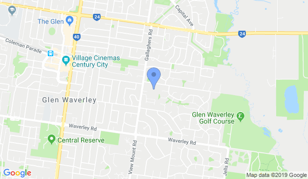 GKR Karate Glen Waverley location Map