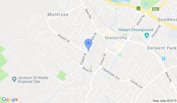 GKR Karate - Glenorchy Chapel Street location Map