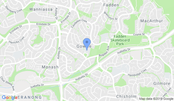 GKR Karate - Gowrie location Map