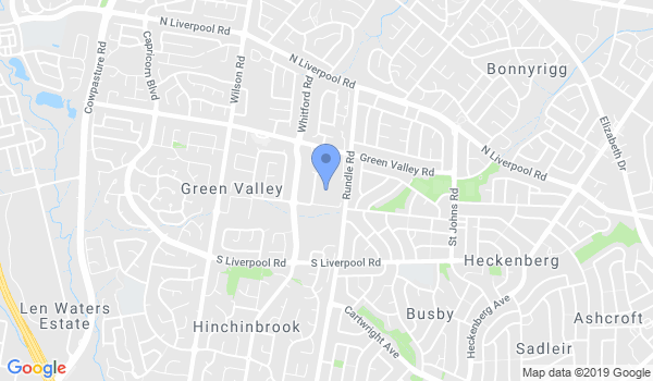 GKR Karate - Green Valley location Map