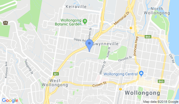 GKR Karate - Gwynneville location Map