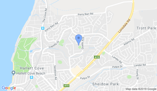 GKR Karate Hallett Cove location Map