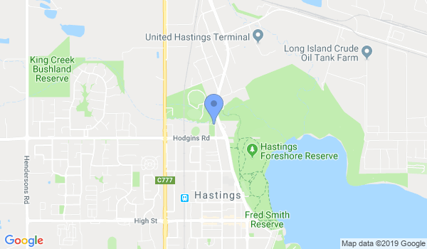 GKR Karate - Hastings location Map
