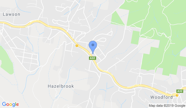 GKR Karate Hazelbrook location Map