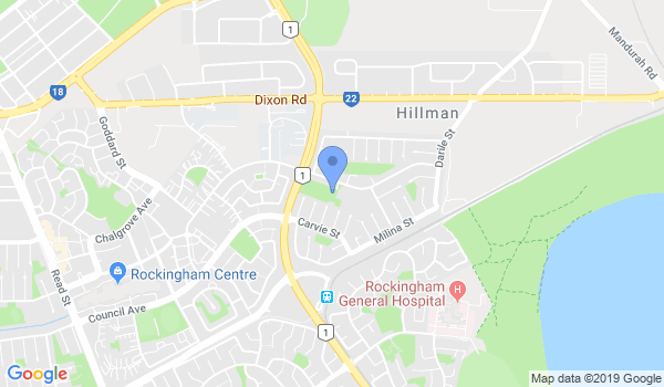 GKR Karate - Rockingham location Map