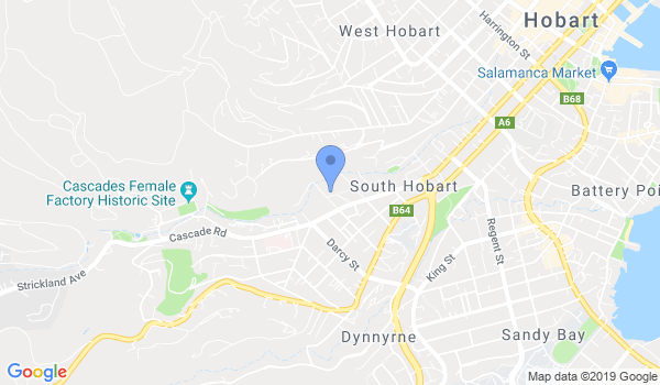 GKR Karate South Hobart location Map