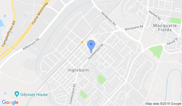 GKR Karate Ingleburn location Map