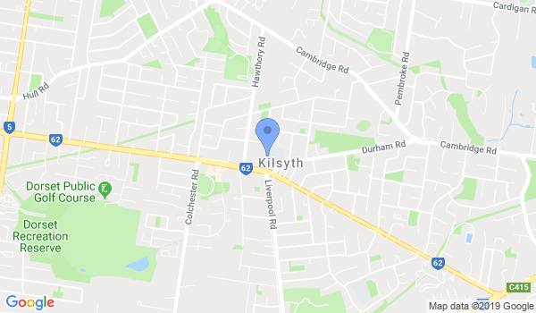 GKR Karate - Kilsyth location Map