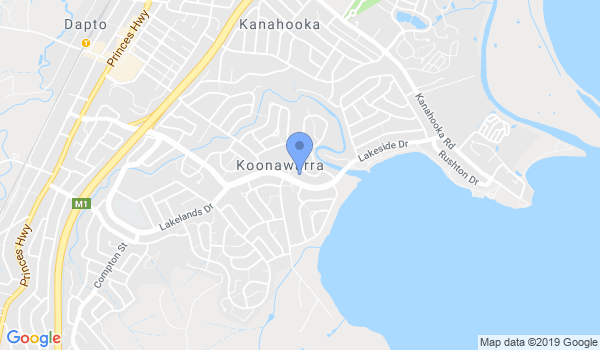 GKR Karate - Koonawarra location Map