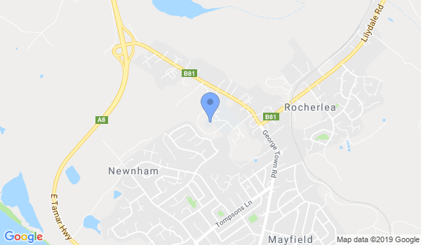 GKR Karate Launceston Prime location Map