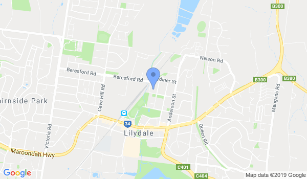 GKR Karate - Lilydale location Map