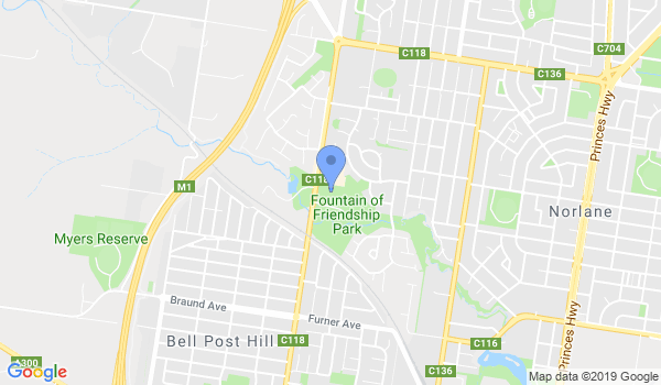 GKR Karate - Lovely Banks location Map