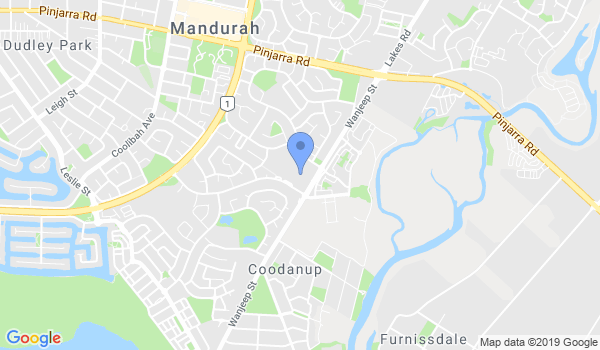 GKR Karate - Coodanup location Map