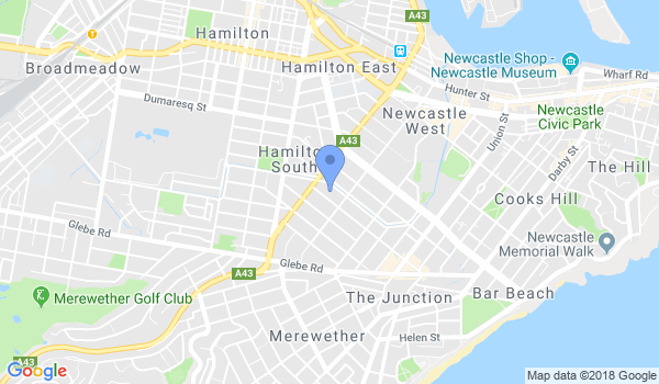 GKR Karate - Merewether location Map