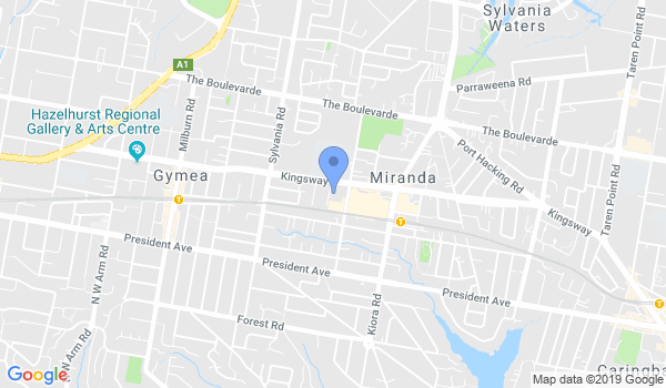 GKR Karate Miranda location Map